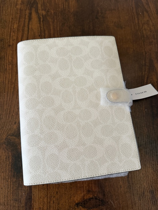 Coach Other - Coach White Signature Canvas notebook